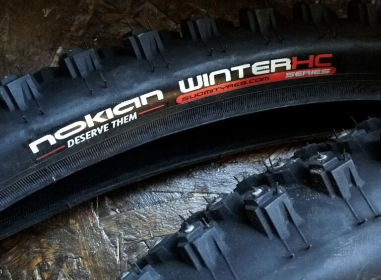 Pair of Nokian WinterHC Studded Bike Tires – 26″