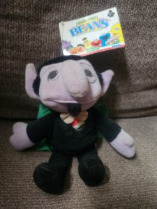 TYCO Sesame Street Count von Count Beanie – 1997