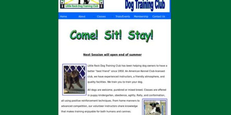 Little Rock Dog Training Club