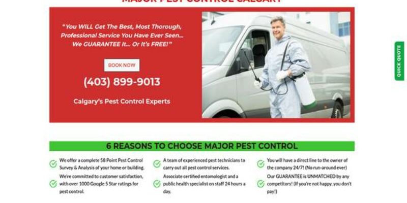 Major Pest Control Calgary