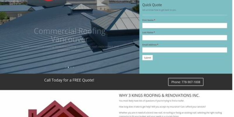 3 King’s Roofing and Renovations Inc.